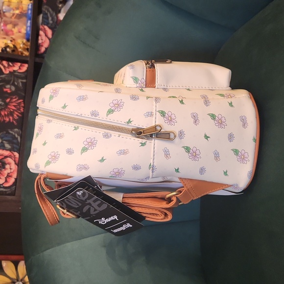 NWT Bambi and BFF flower loungefly mini backpack - Picture 3 of 6